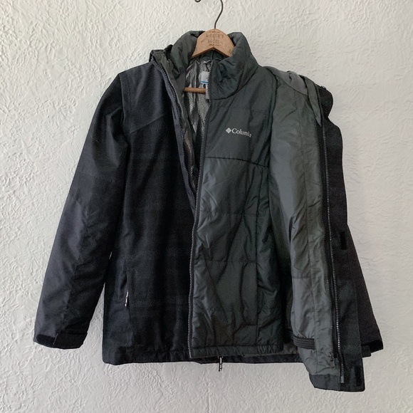Columbia Bugaboo Winter 3-in-1 Jacket with Removable Puffer - Sz L (14-16) - Picture 7 of 9